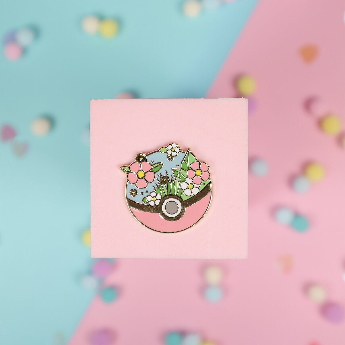 Pin - Blommig Pokéball