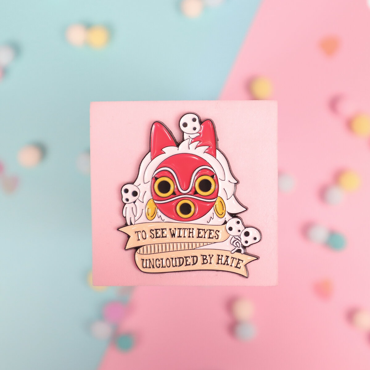 Pin - Sans mask, To see with eyes
