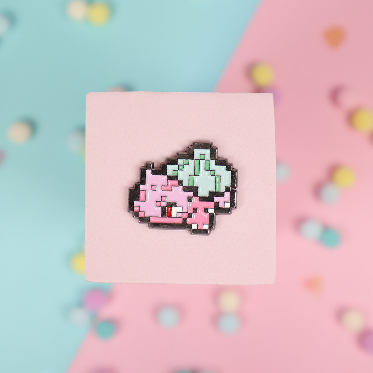 Pin - Rosa pixel-Bulbasaur