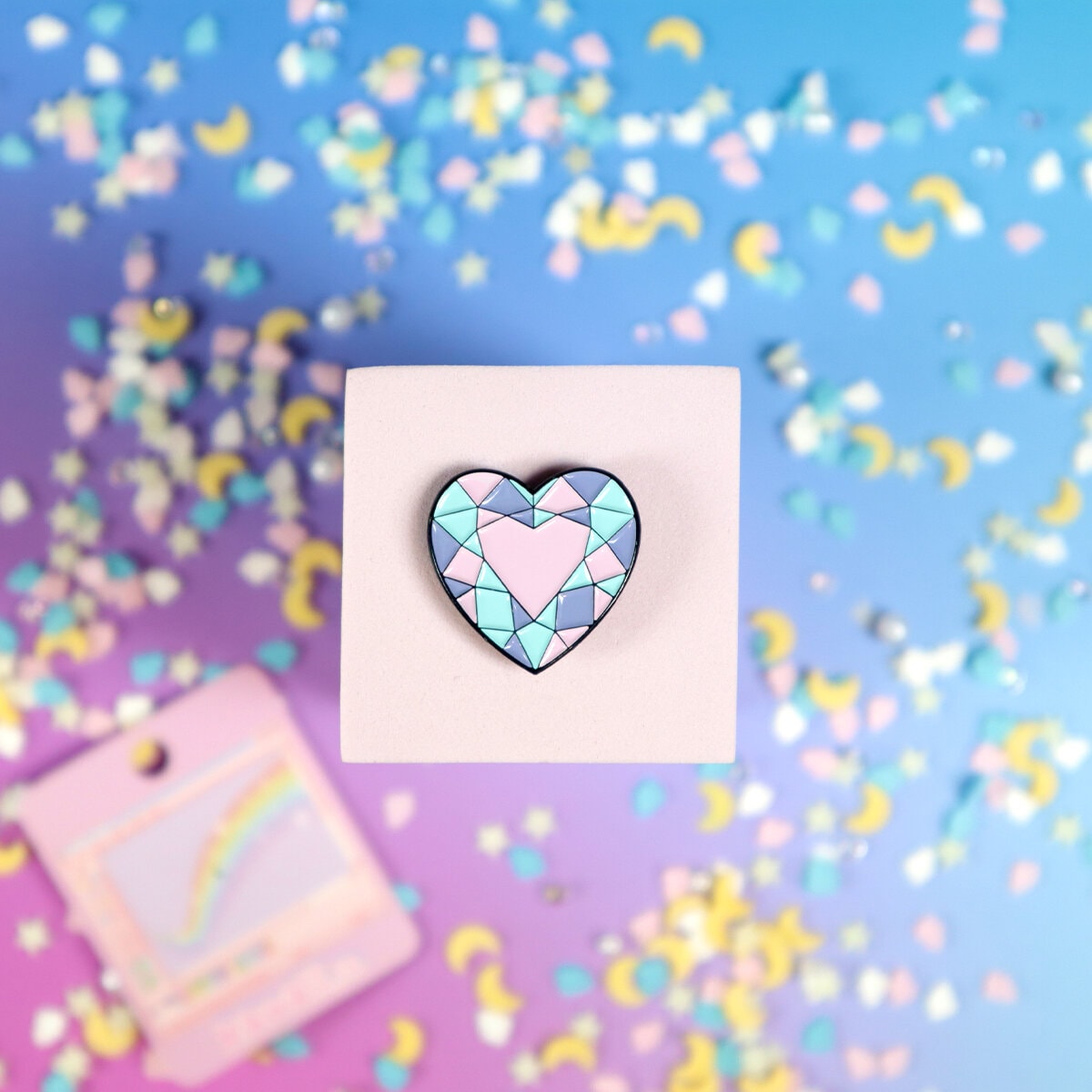 Pin - Diamanthjärta