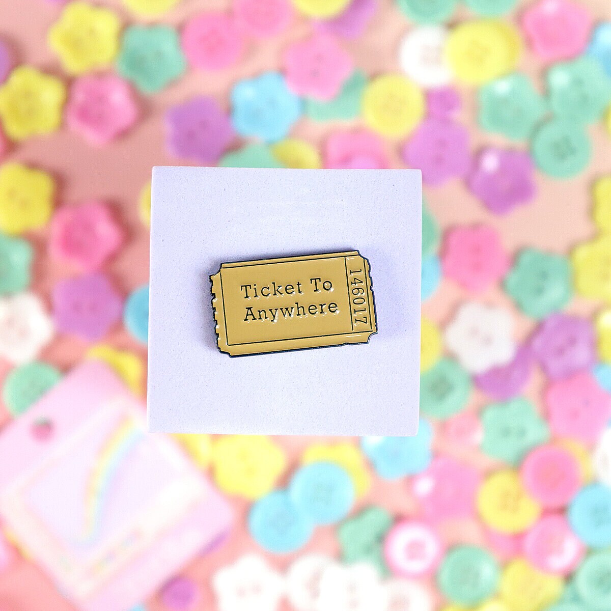 Pin - Ticket to anywhere