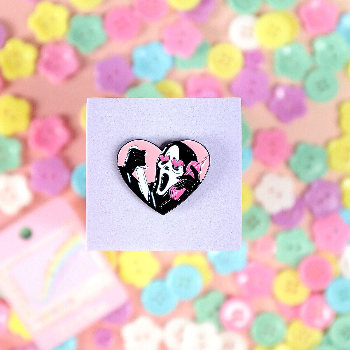 Pin - Ghostface med heart eyes