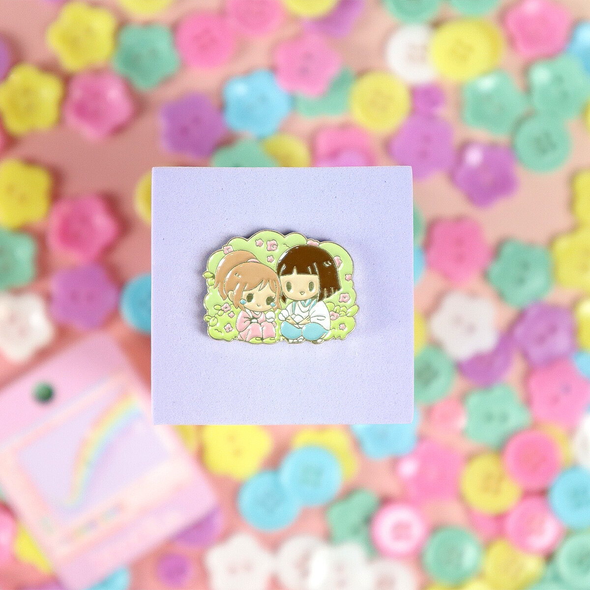 Pin - Chibi Chihiro & chibi Haku