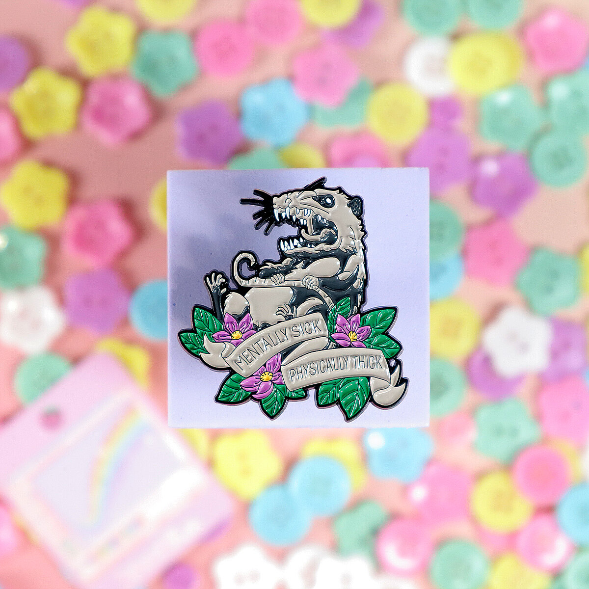 Pin - Mentally sick physically thick