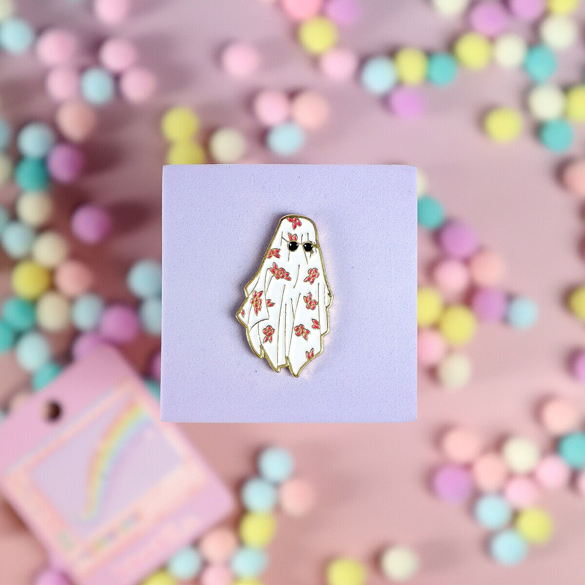 Pin - Spöke med solglasögon