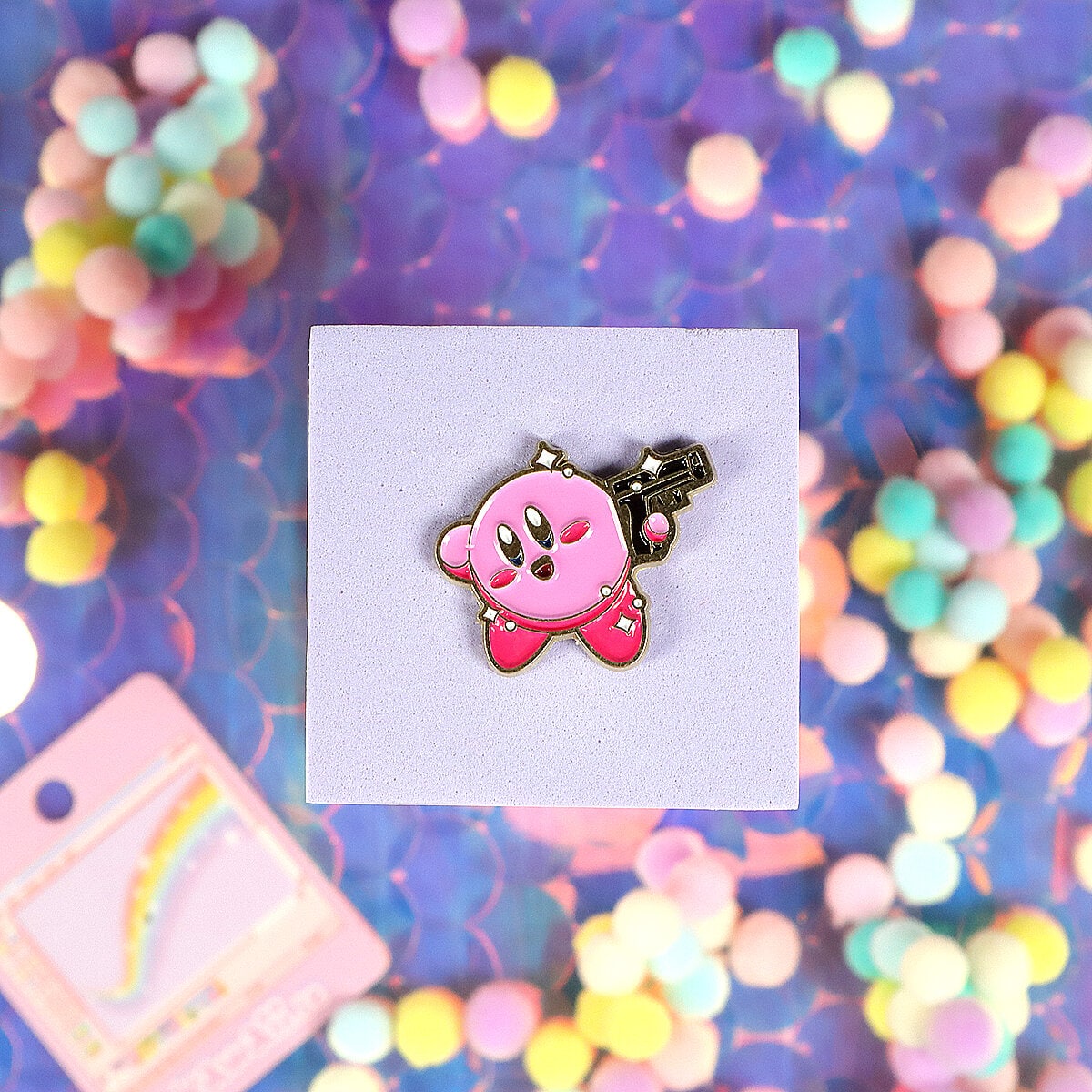 Pin - Kirby med pistol