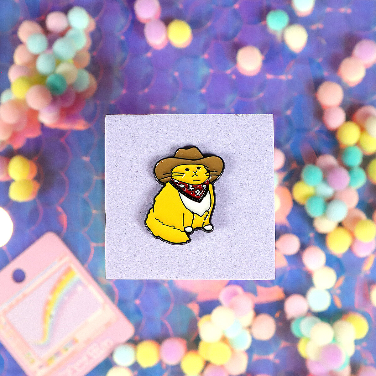 Pin - Cowboy Cat