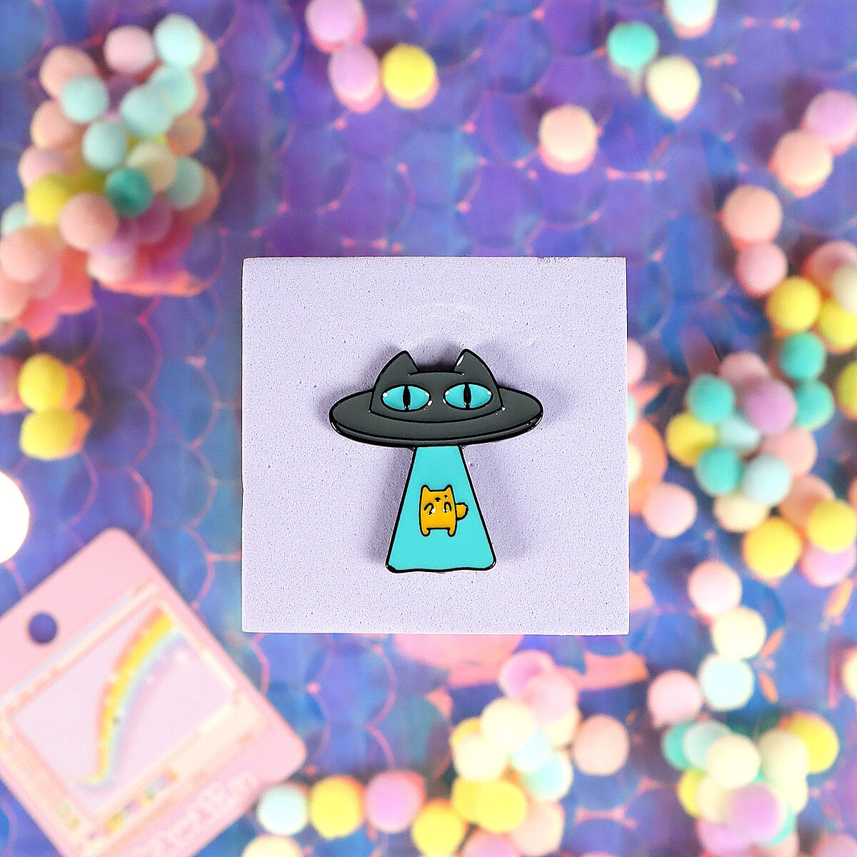 Pin - Katt-UFO