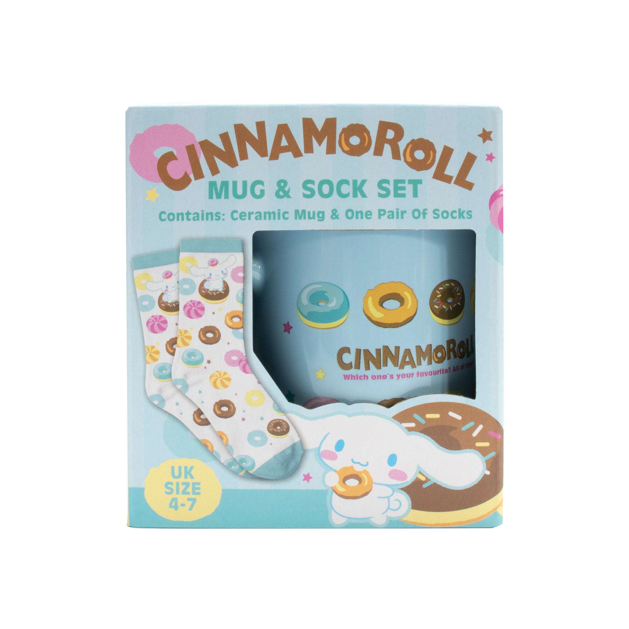 Cinnamoroll present-set mugg & strumpor
