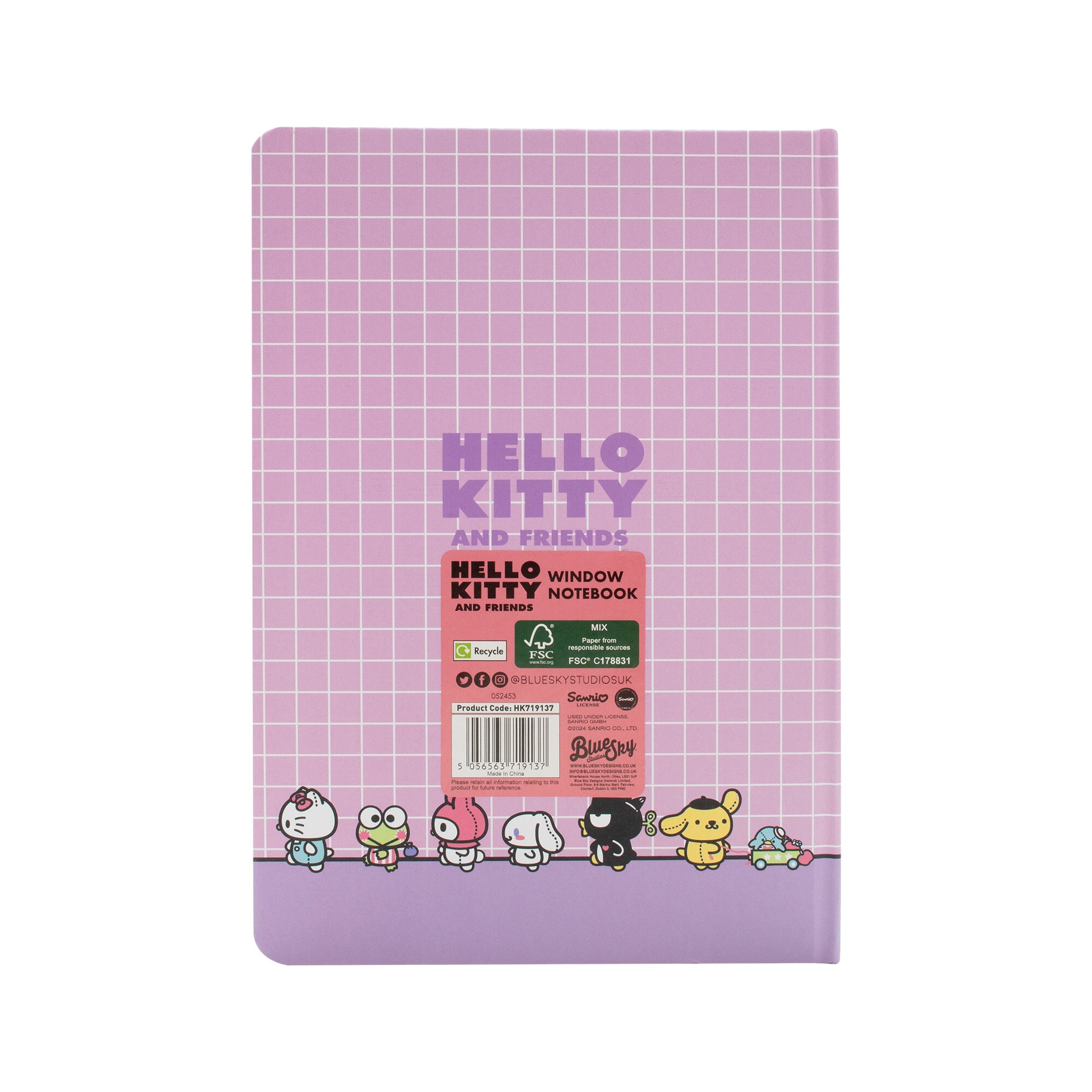 Sanrio Friends anteckningsbok A5