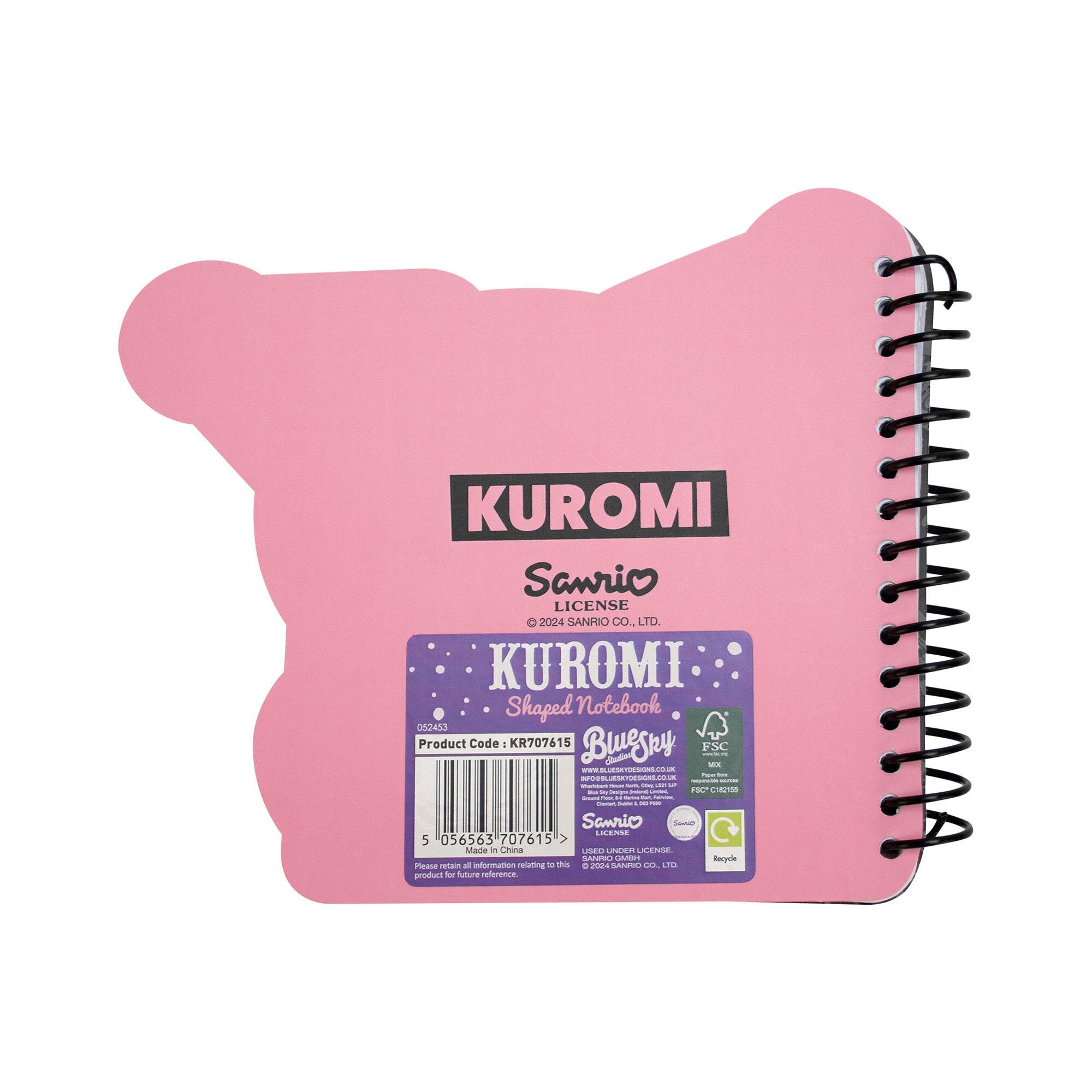 Kuromi figurskuren anteckningsbok