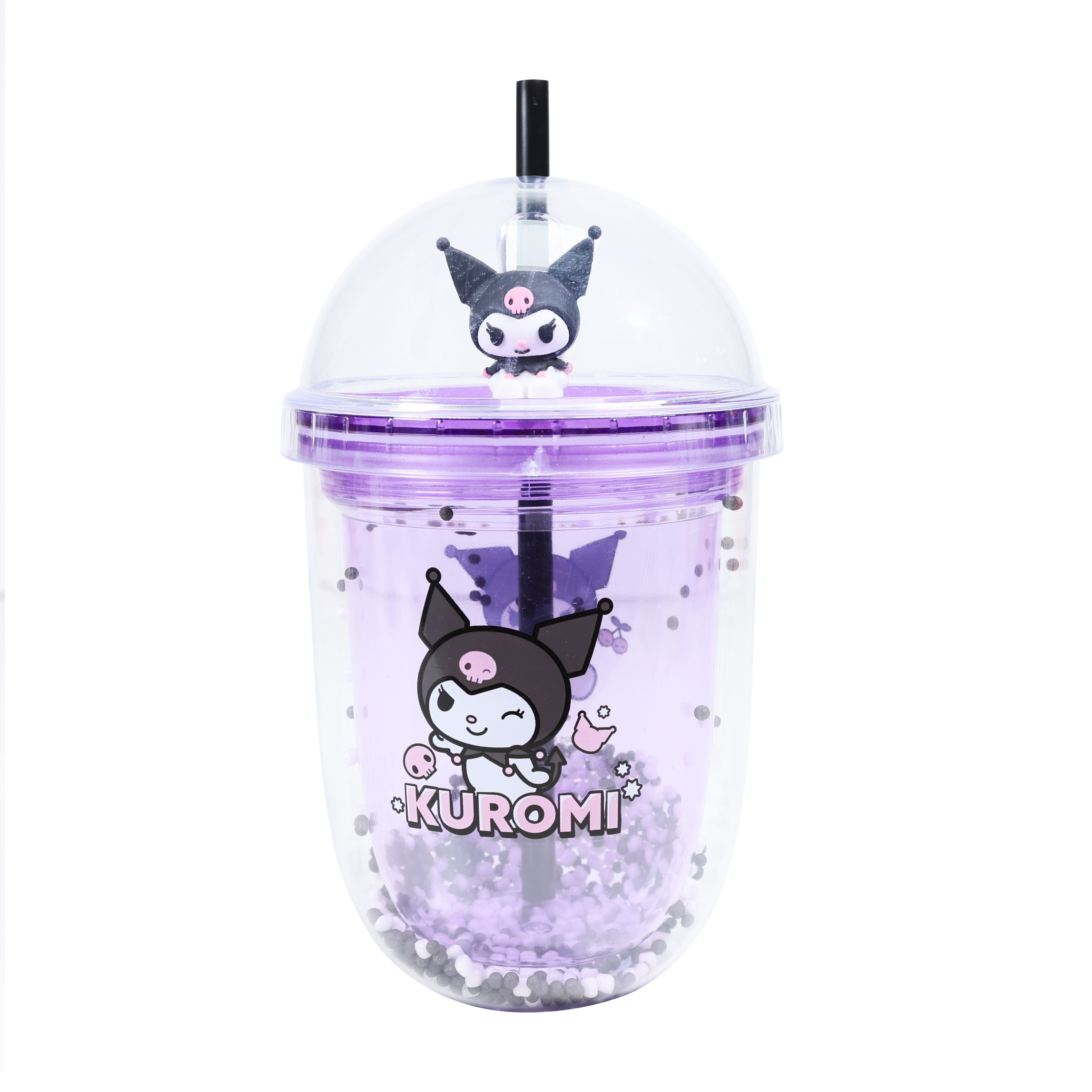 Kuromi boba-tumbler
