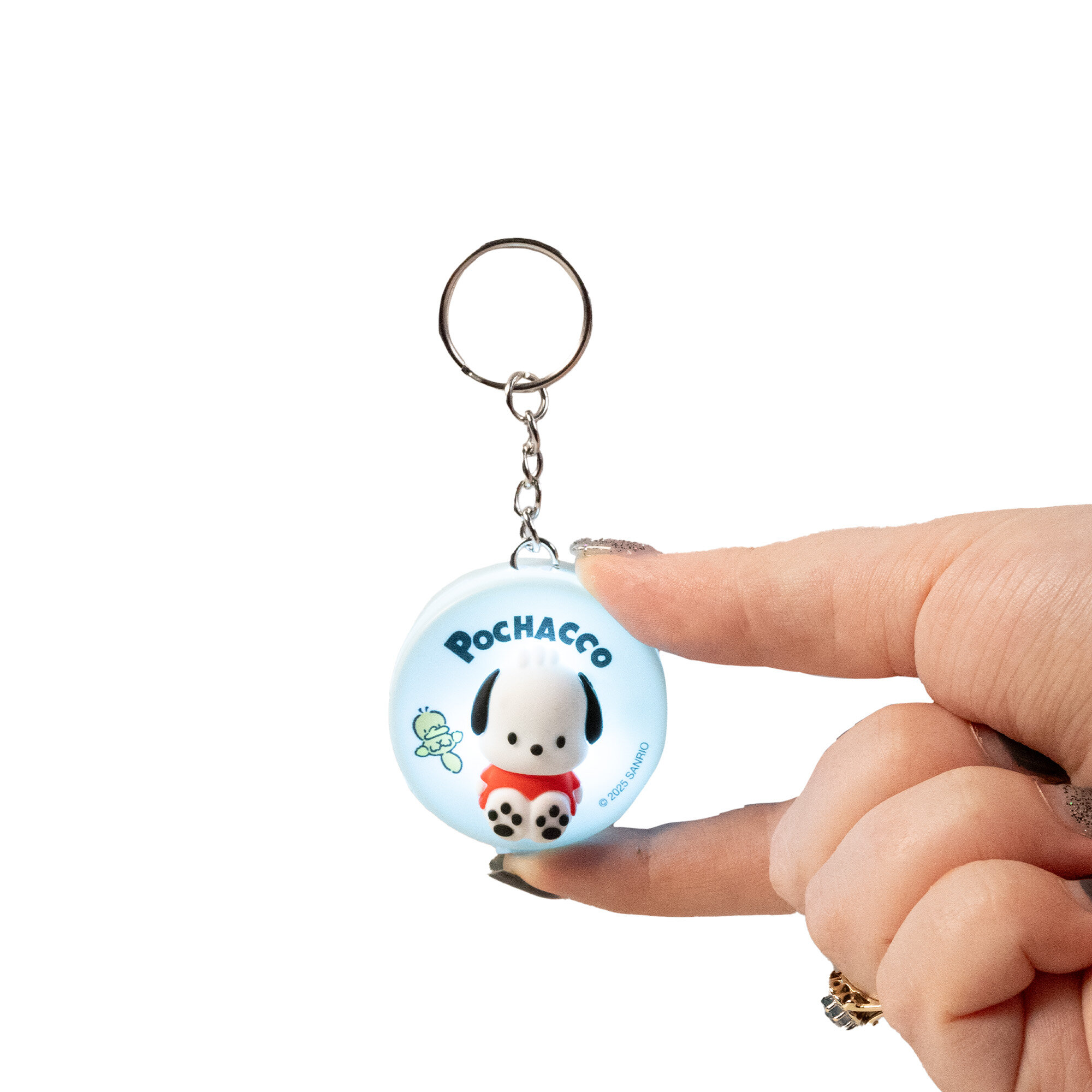 Pochacco-nyckelring med lampa