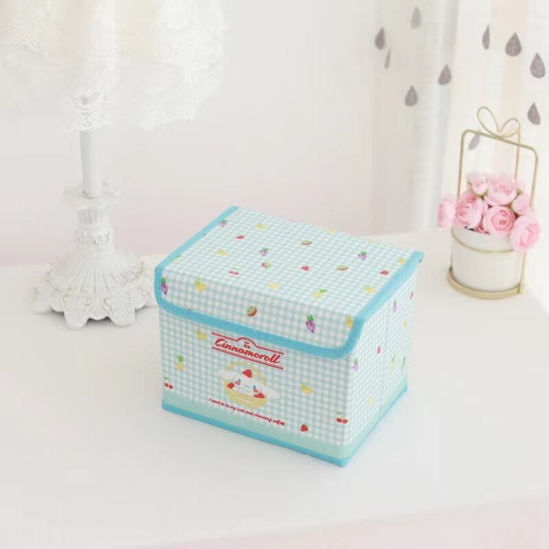Turkos förvaringslåda med lock - Cinnamoroll