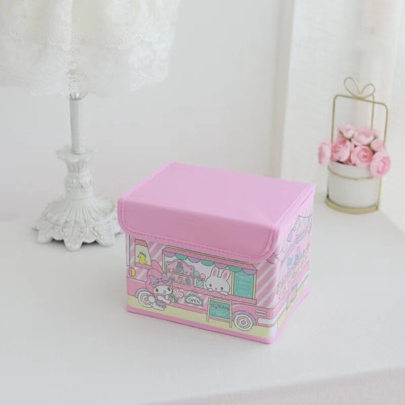 Rosa förvaringslåda med lock - My Melody cafe