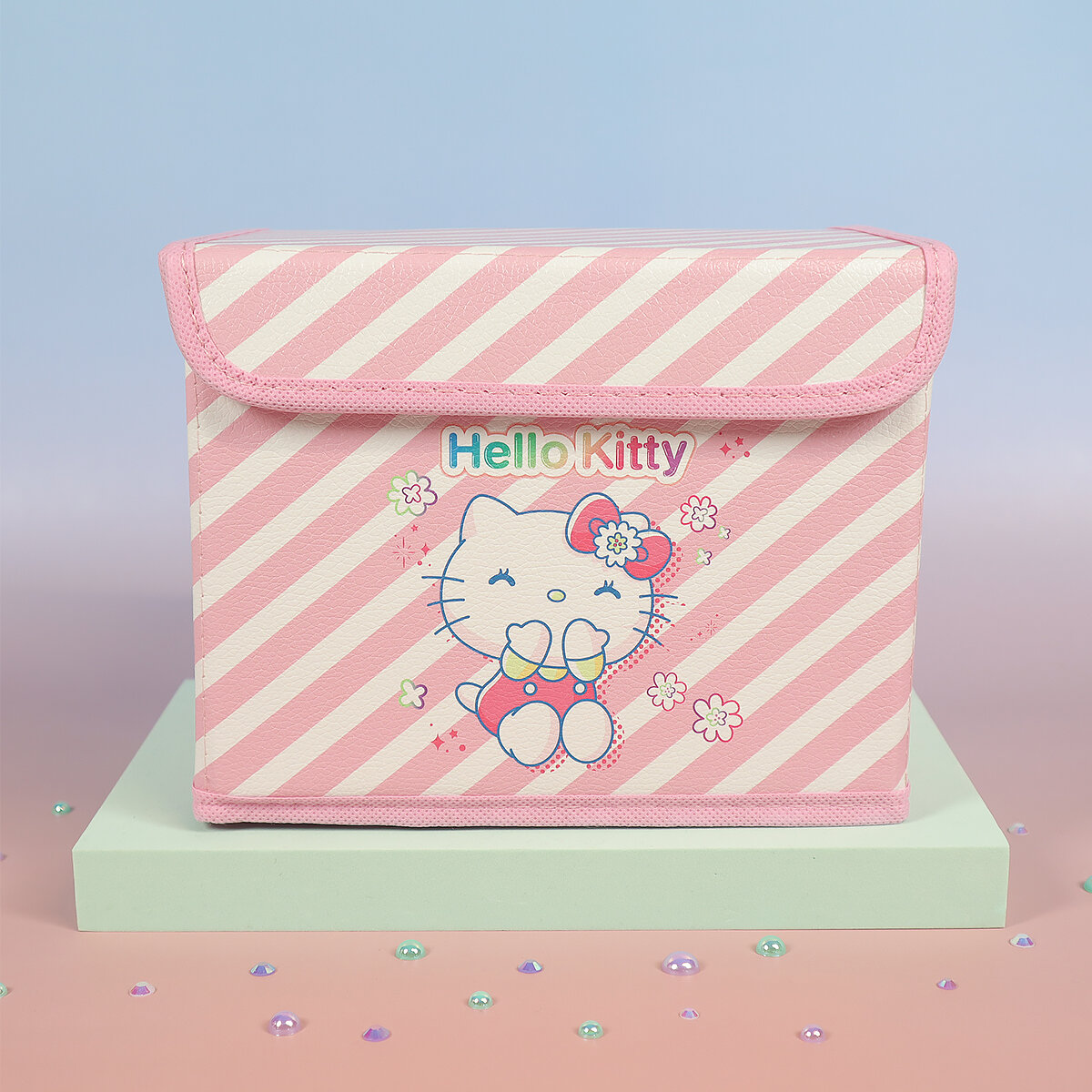 Randig låda Hello Kitty