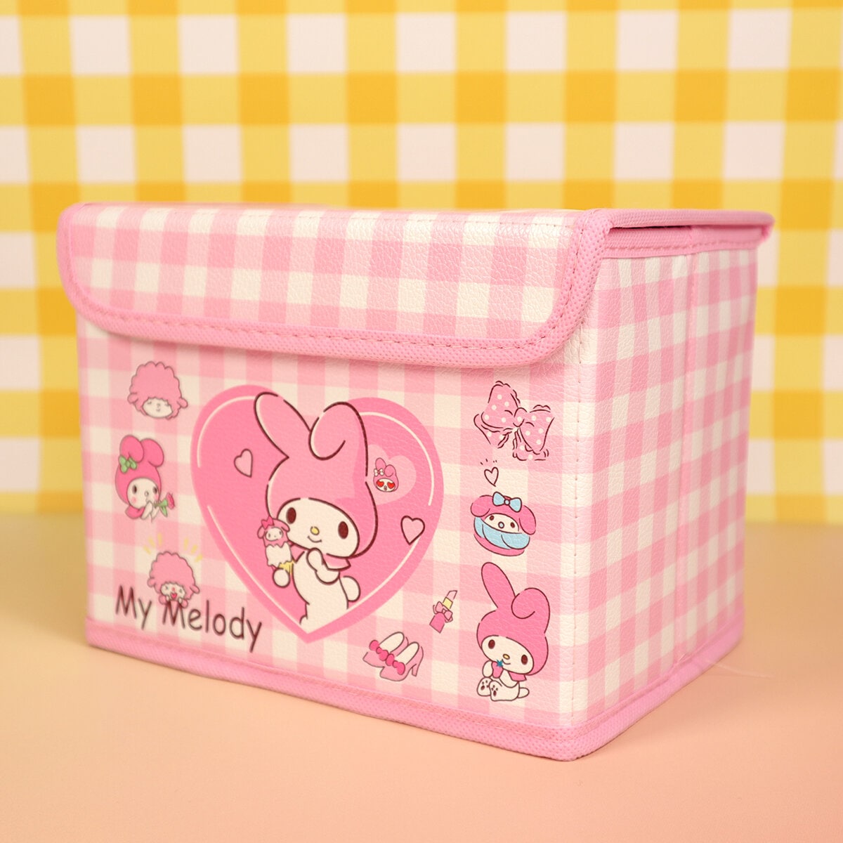 Rosa rutig låda My Melody