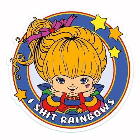 Vinylsticker - I Shit Rainbows