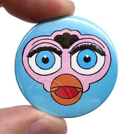 Knapp - Söt Furby