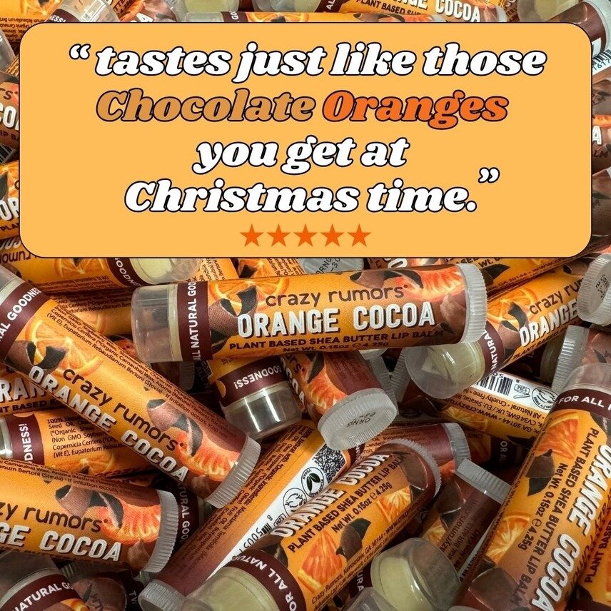 Orange Cocoa Lip Balm