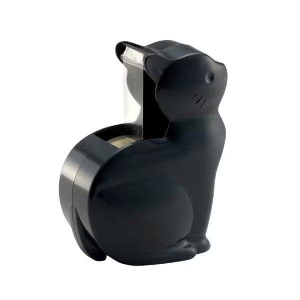 NICHIBAN tejphållare svart katt