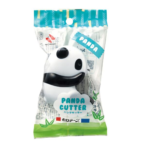 NICHIBAN tejphållare svart-vit panda