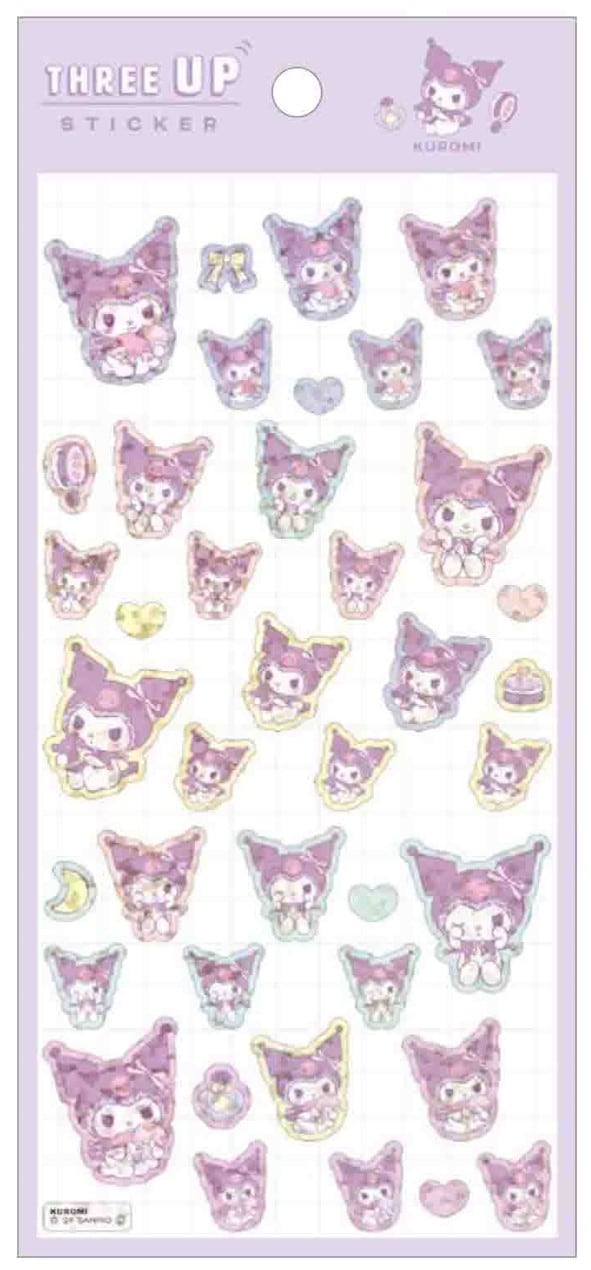 Glitterholo stickers - Kuromi