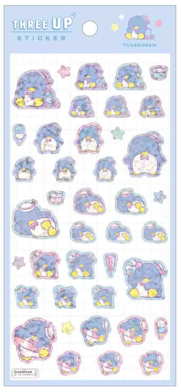 Glitterholo stickers - Tuxedosam