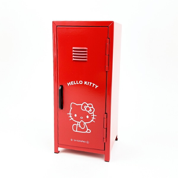 Rött Hello Kitty-skåp