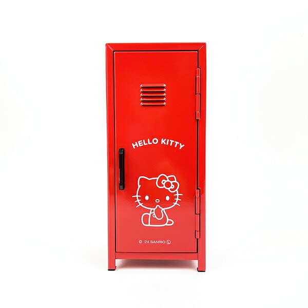 Rött Hello Kitty-skåp