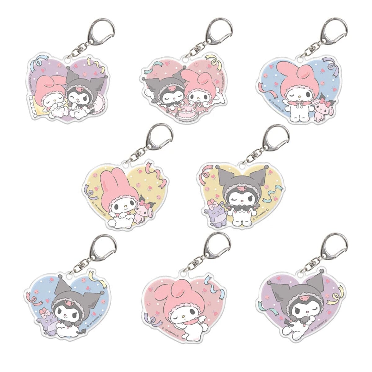 Mystery Nyckelring - Kuromi & My Melody