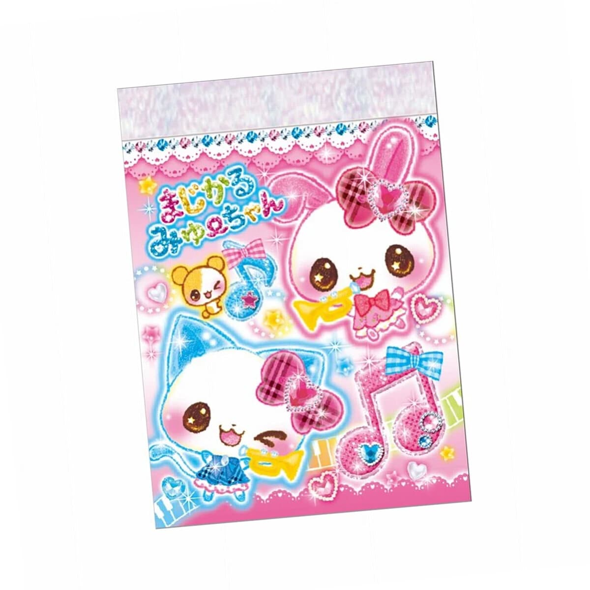 Memo Pad - Cat & Bunny Music Party