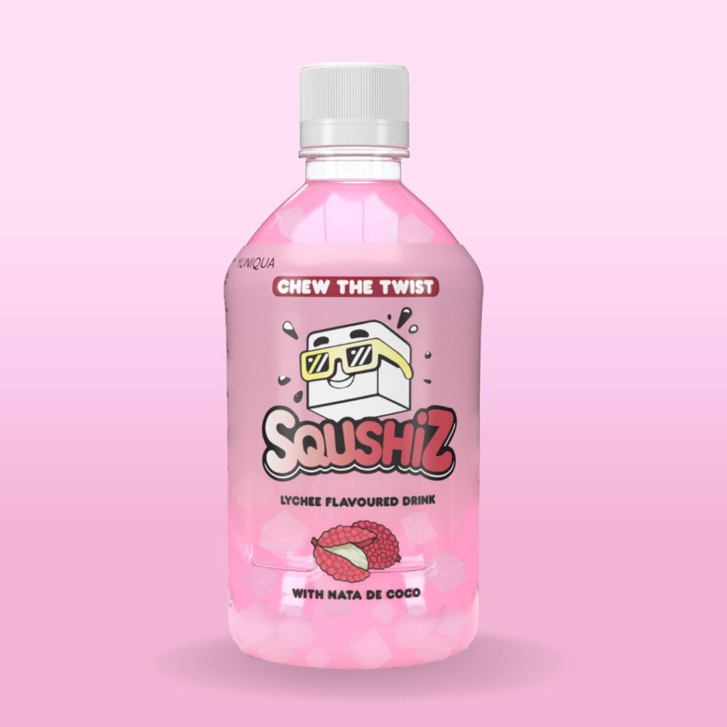 SQUSHiZ Lychee with nata de coco 350ml