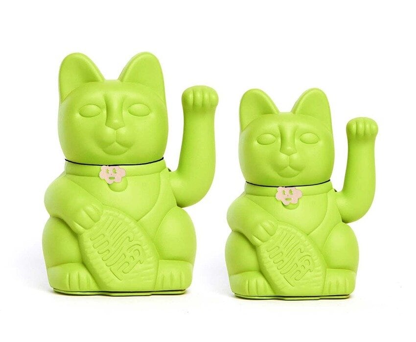 Grön maneki neko