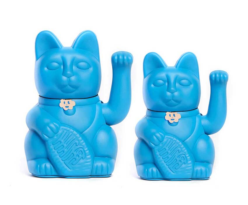Blå maneki neko
