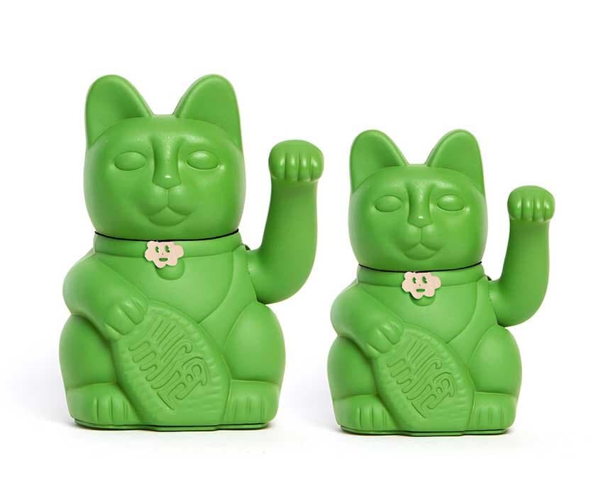 Grön maneki neko