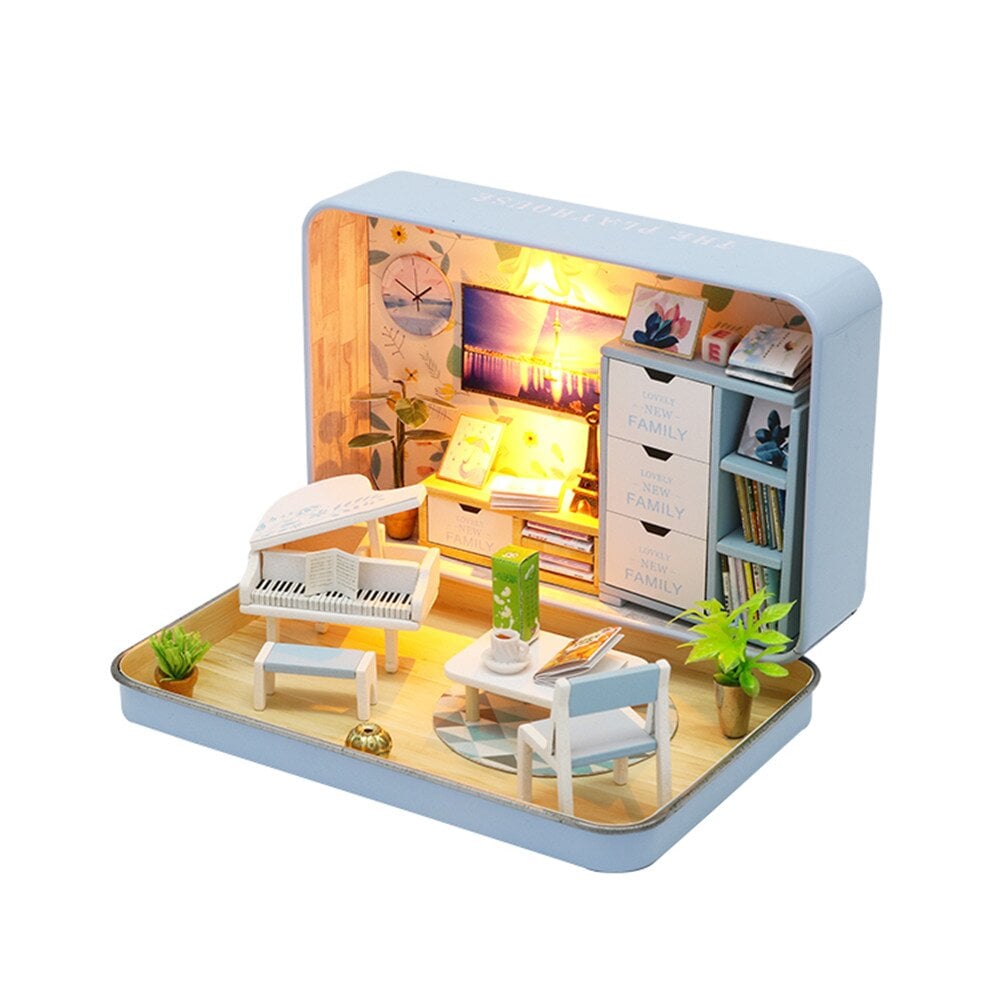 Miniatyrhus DIY The Playhouse Living room (S933)