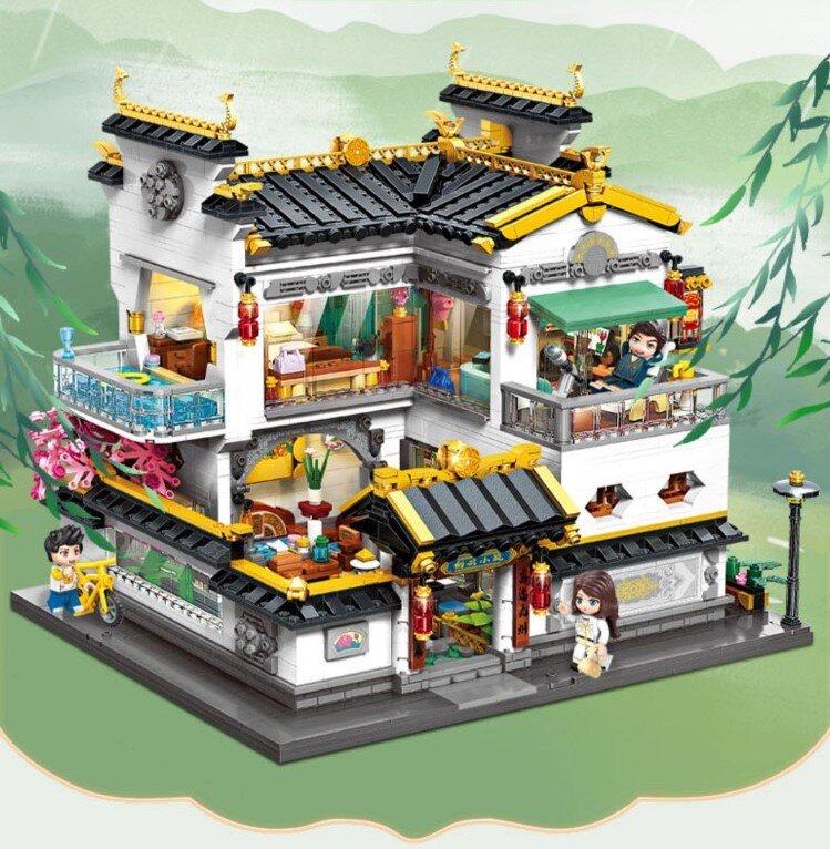 Gigantisk mini-byggsats Chinese Villa (K18002)