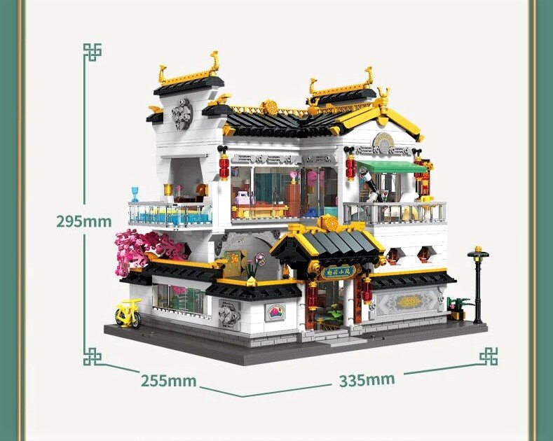 Gigantisk mini-byggsats Chinese Villa (K18002)