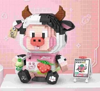 Mini-byggsats Strawberry Piggy (8134)