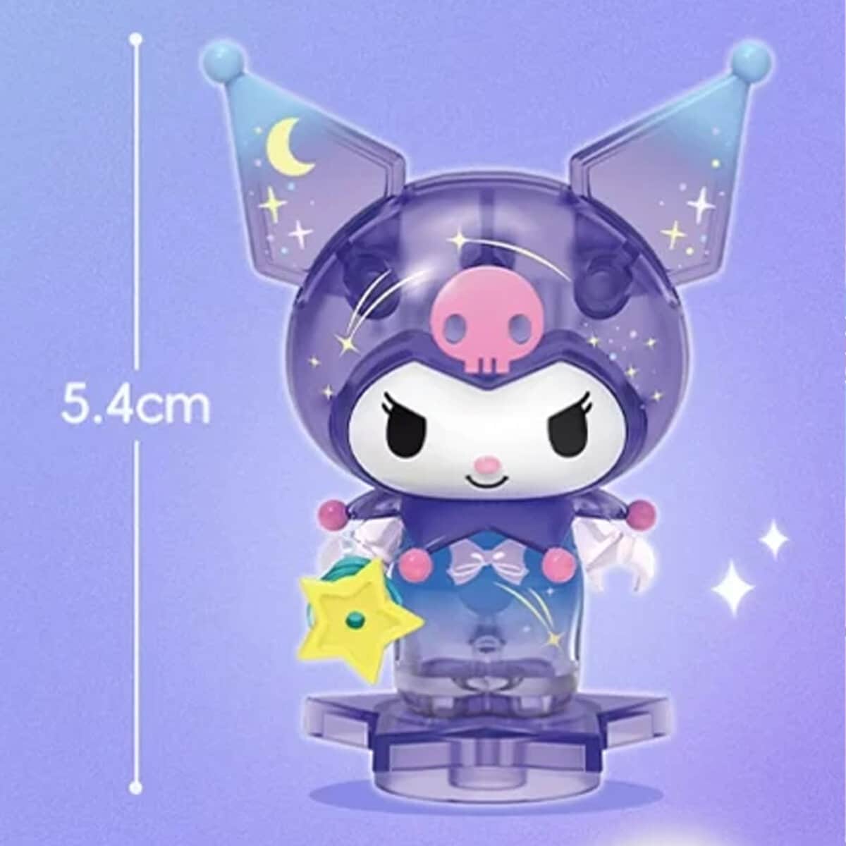 Blind Box Mini-byggsats Kuromi Love Starry Night
