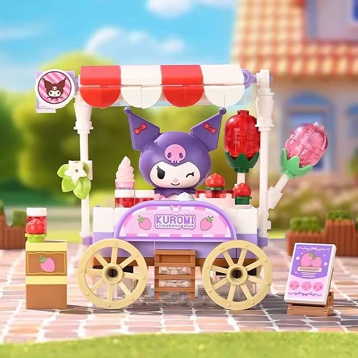 K20870 Mini-byggsats Kuromi Sweet Strawberry Town