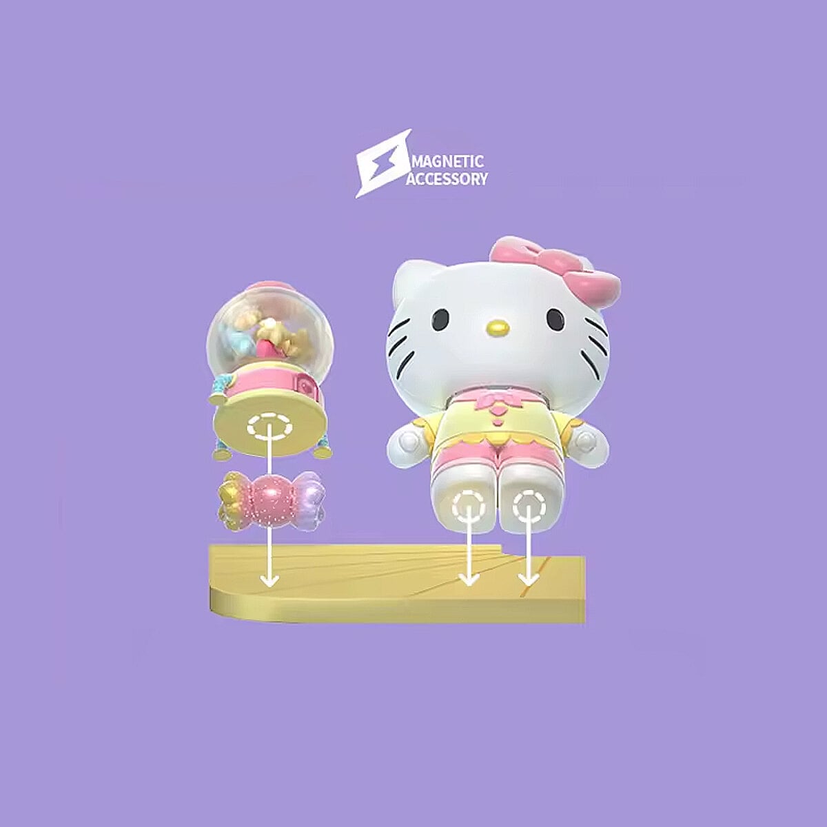 Byggsats Sanrio Candy Factory Series Hello Kitty