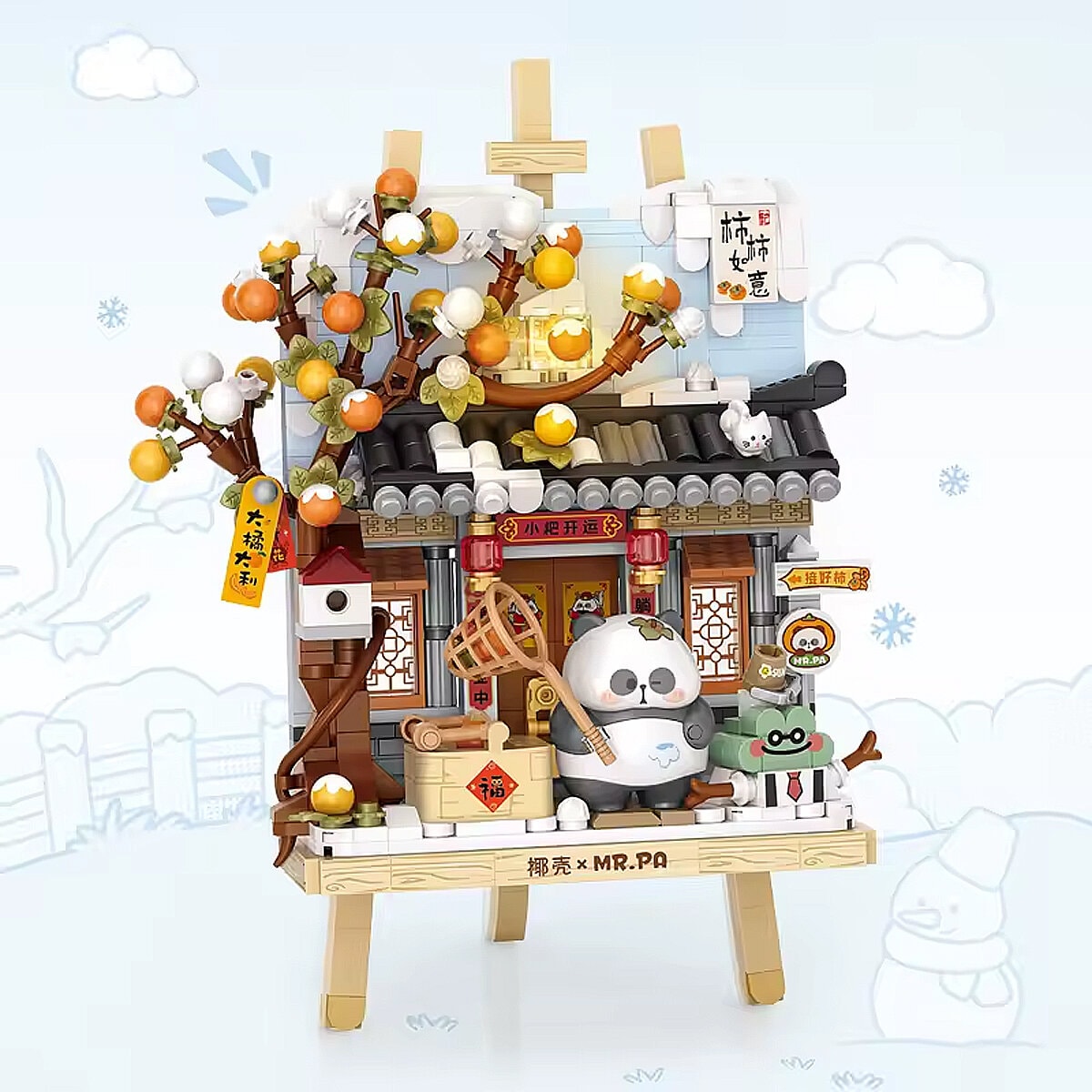 7206 Mini-byggsats 3D Painting Persimmon Winter Mr.Pa