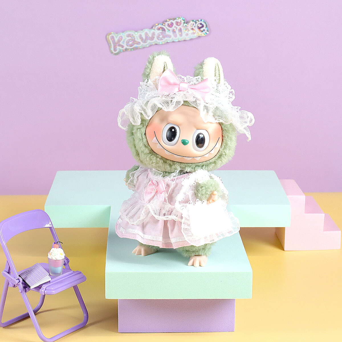 Rosa lolita-set 