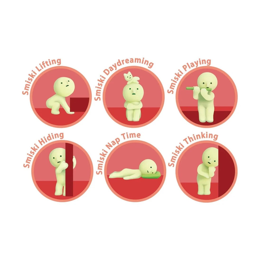 Smiski Series 1 Glow In The Dark Blind Box