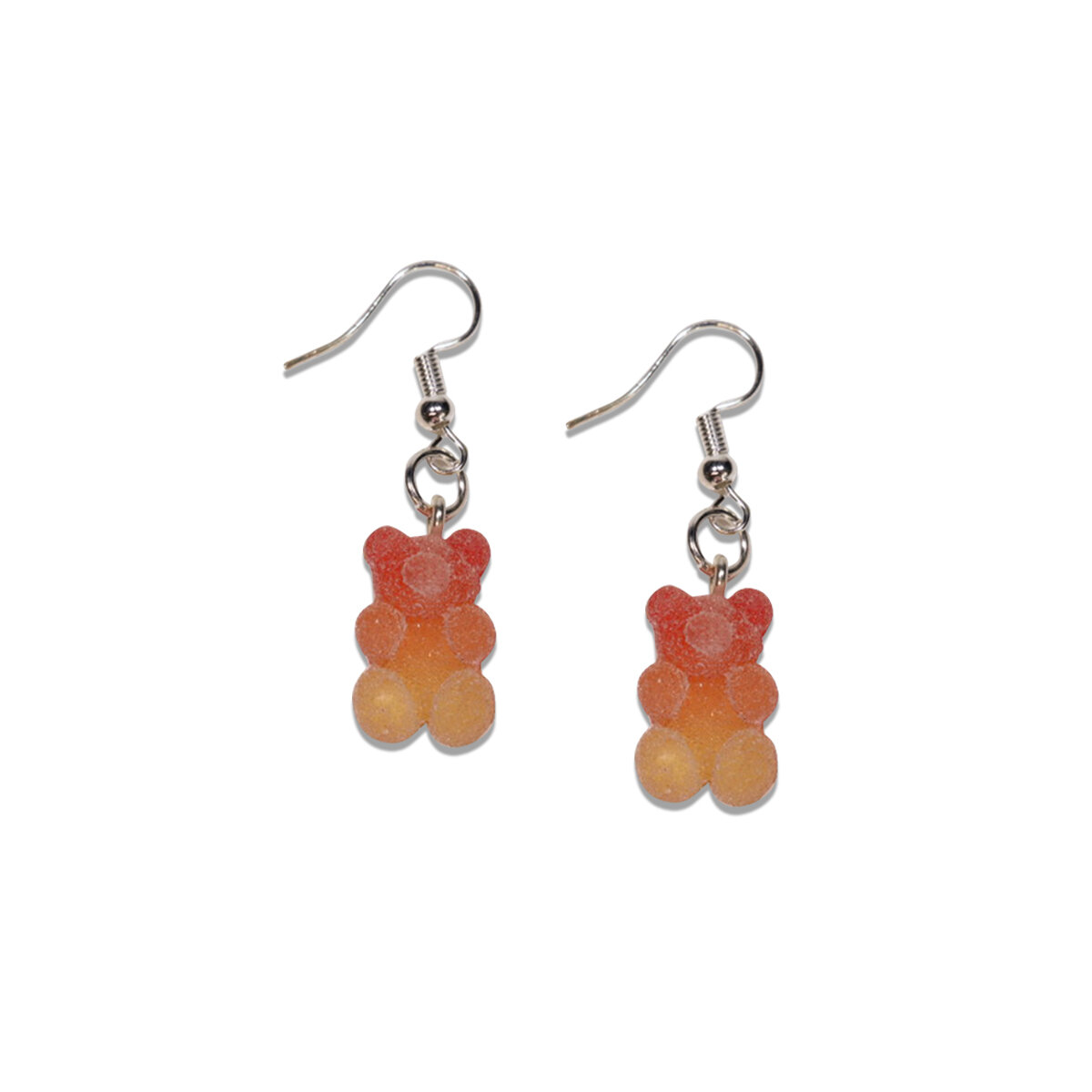 Örhängen - Orange-gula sockriga gummibjörnar