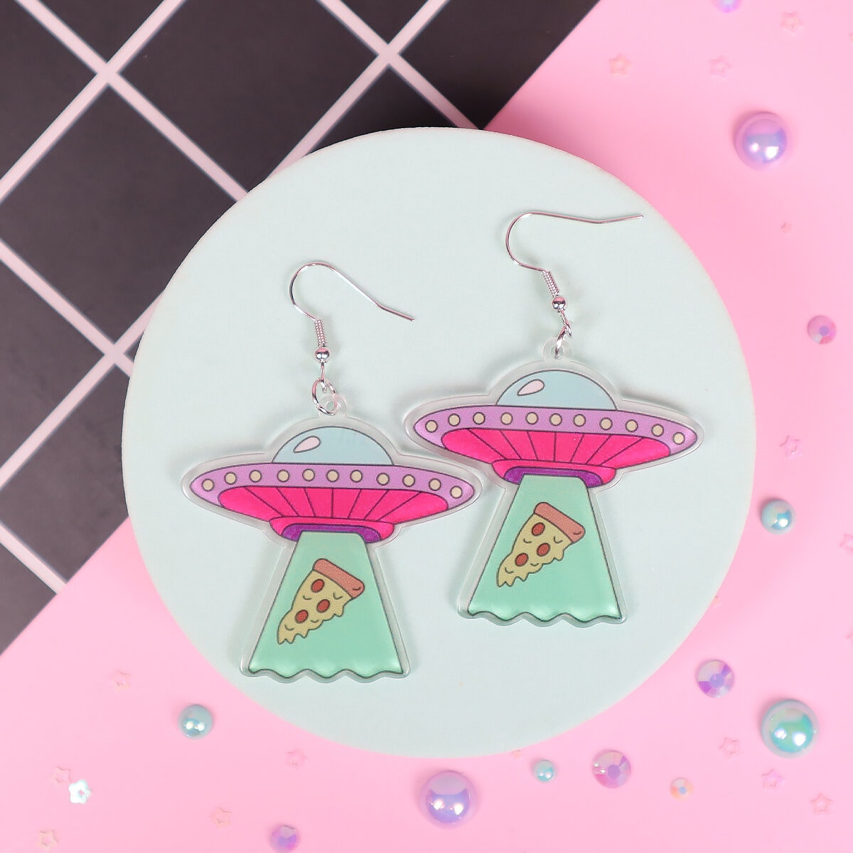 Örhängen - Pizza-UFO