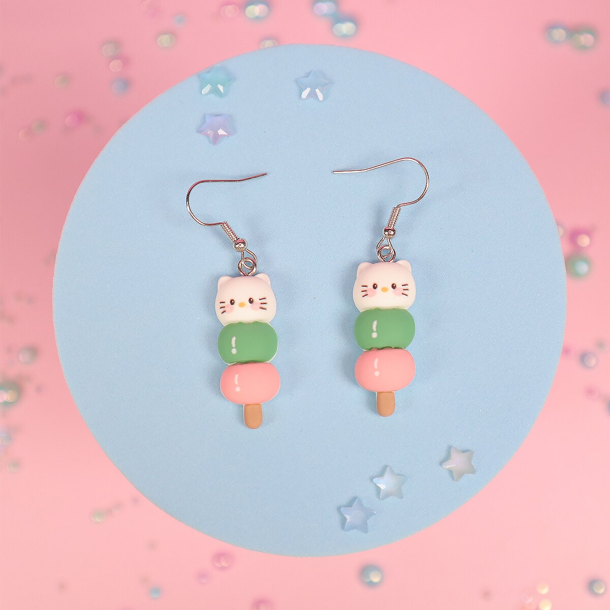 Örhängen - Hello Kitty dango