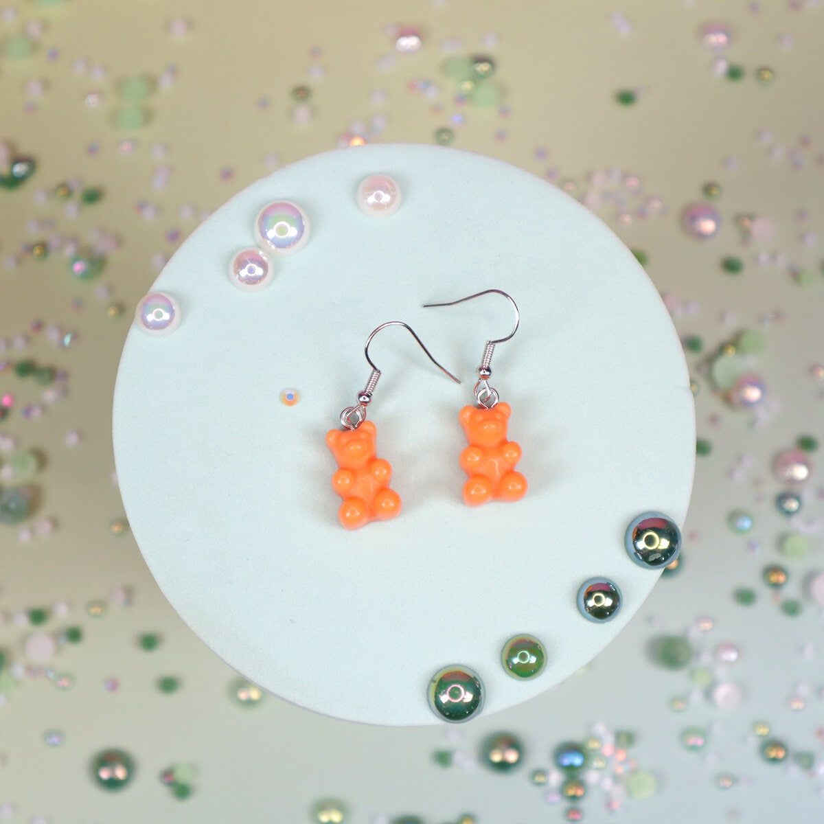 Örhängen - Orange gummibjörnar